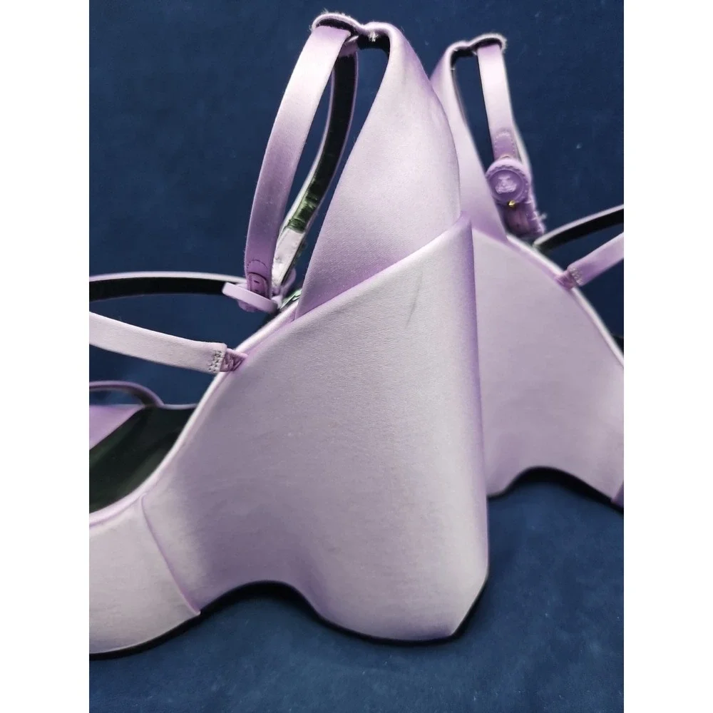 Versace Platform Sandals Shoes Nashville Summer Nights Sz 7  Lilac Purple Heels